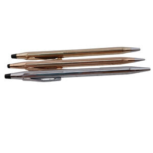 Vintage Cross Pen & Pencil Lo Gold Filled Mechanical Pencil Ballpoint See Desc